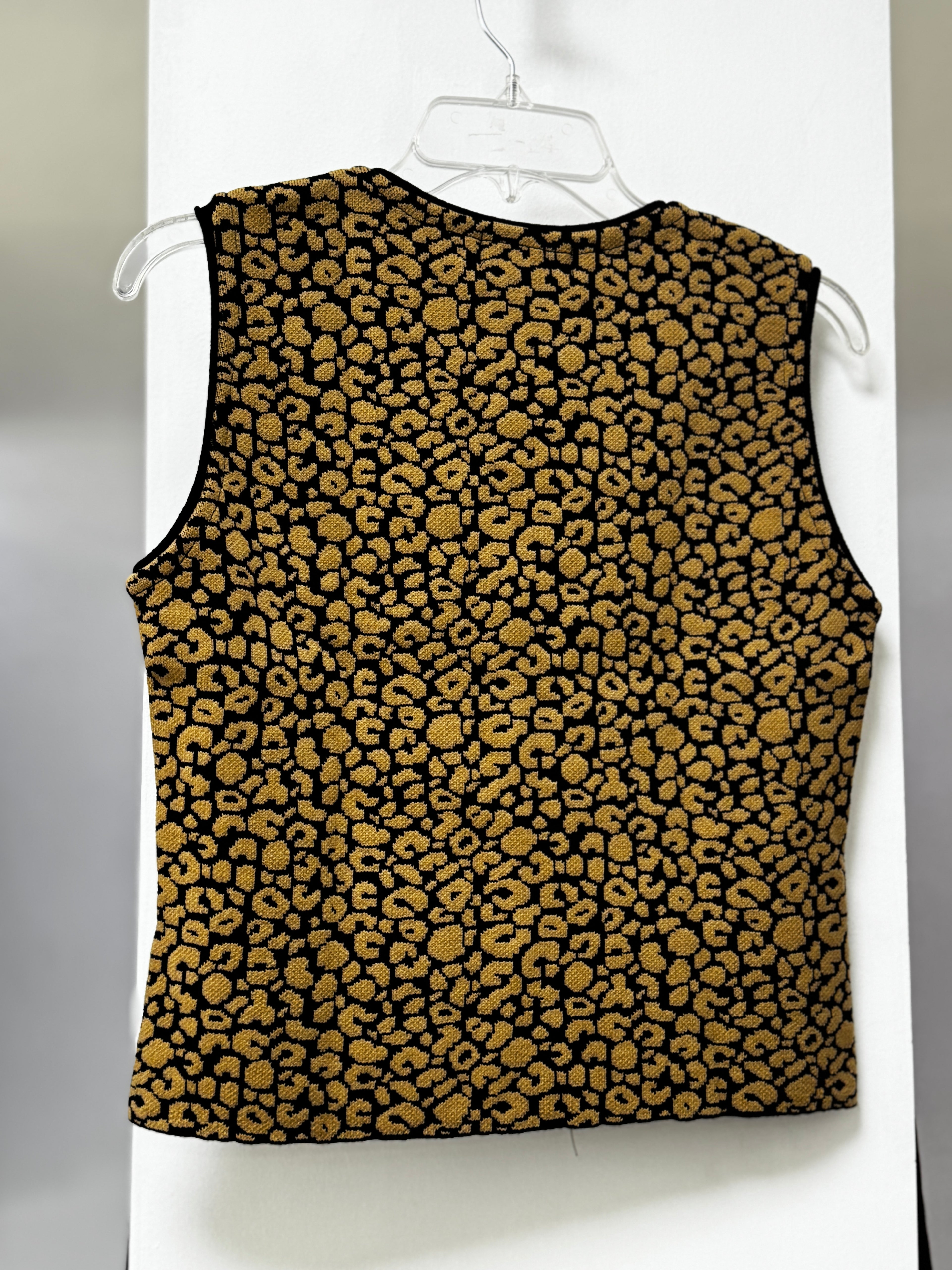 CHALECO CAFÉ PRINT L33394