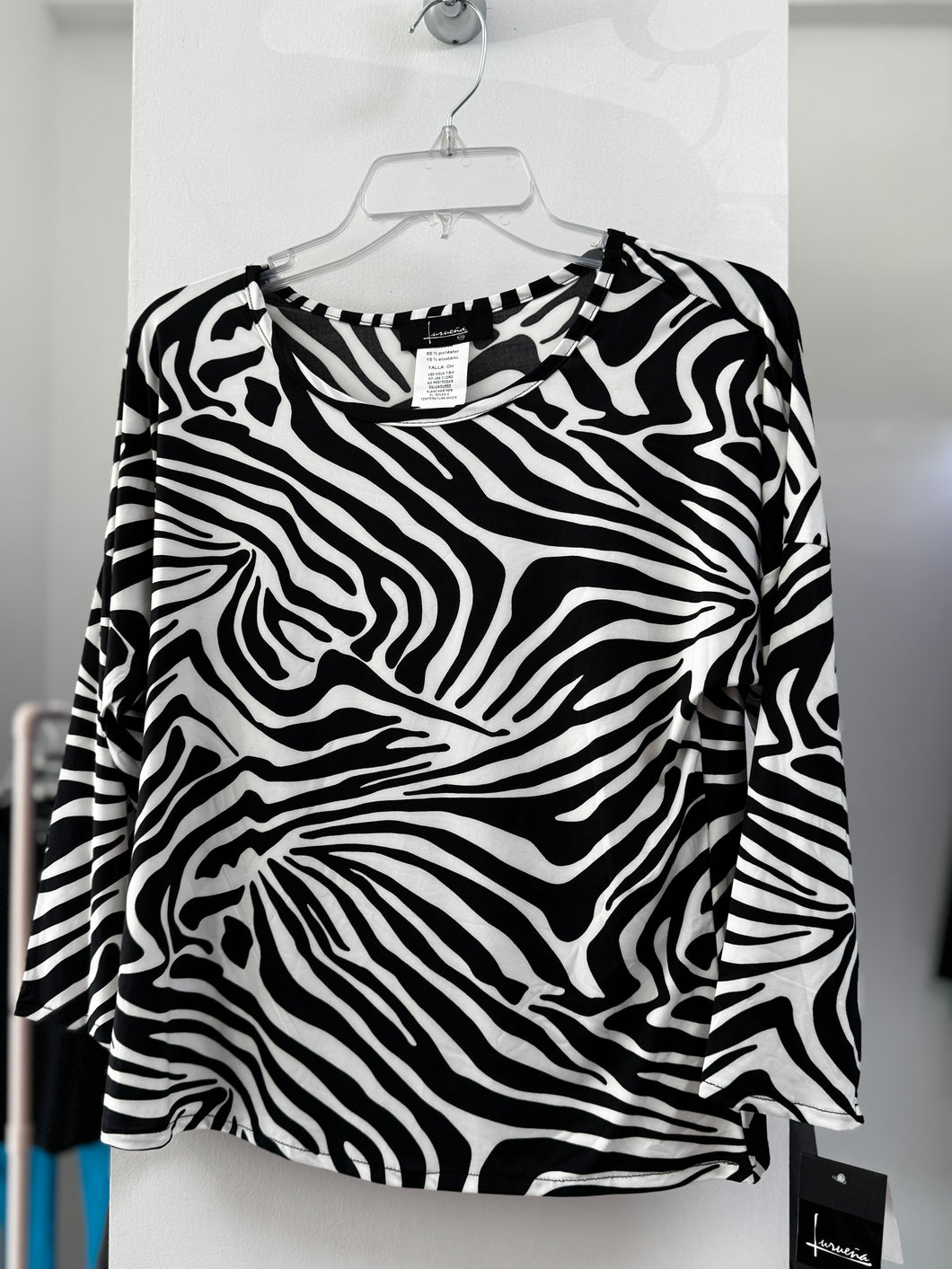 BLUSA NEGRA PRINT L35605