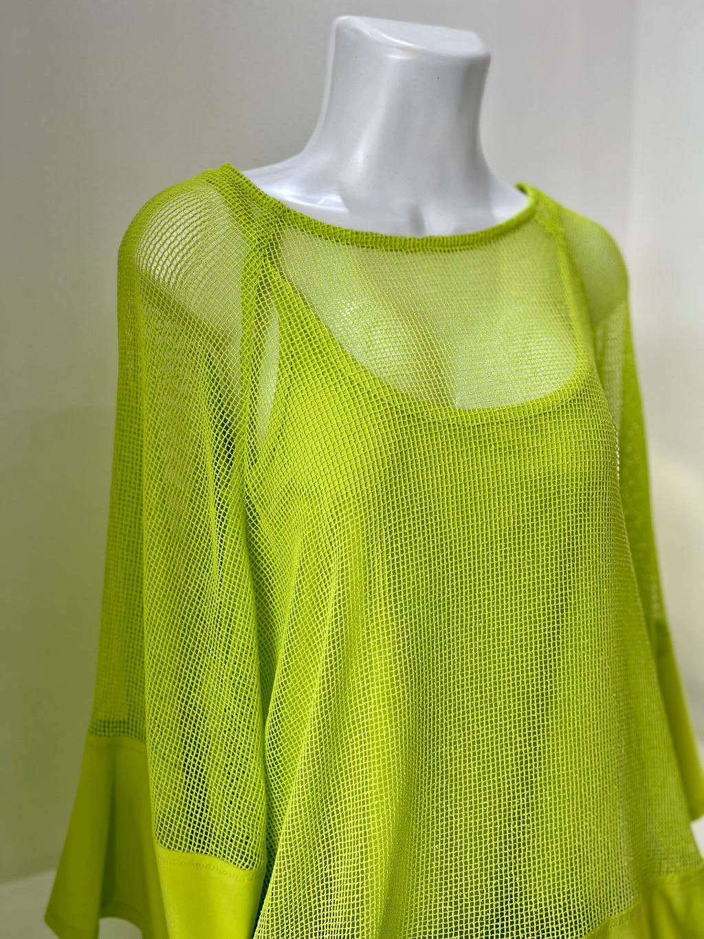 BLUSA MESH VERDE PERICO/VERDE LIMÓN 241261
