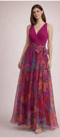 VESTIDO LARGO FIUSHA ESTAMPADO 56263