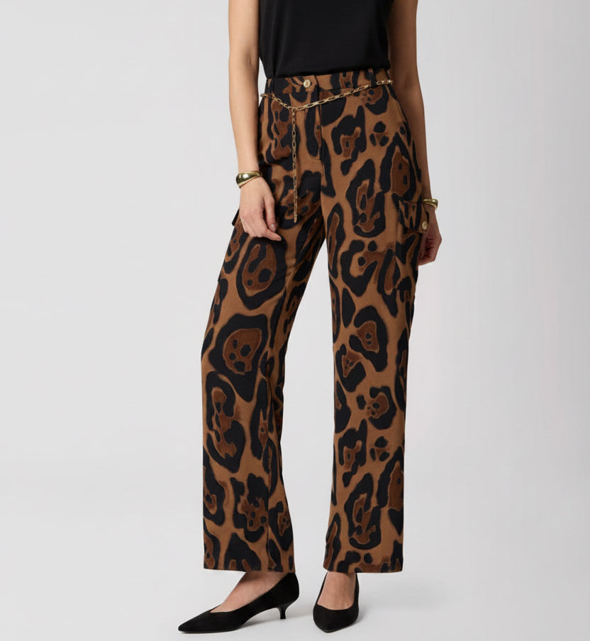 PANTALÓN CAFÉ PRINT R26040
