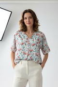 BLUSA ESTAMPADA TULIPANES L3790