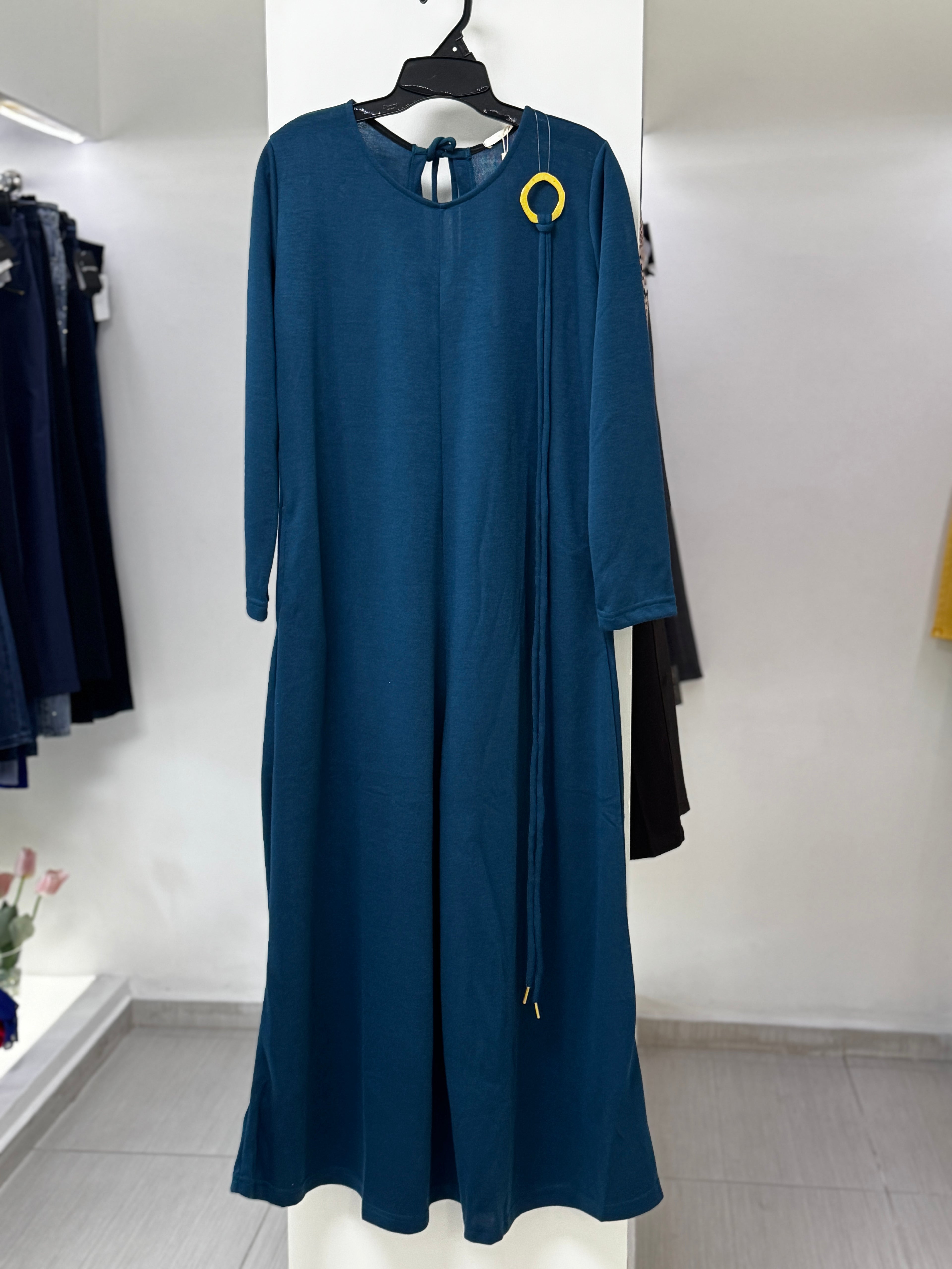 JUMPSUIT NEGRO/AZUL PETRÓLEO 05453