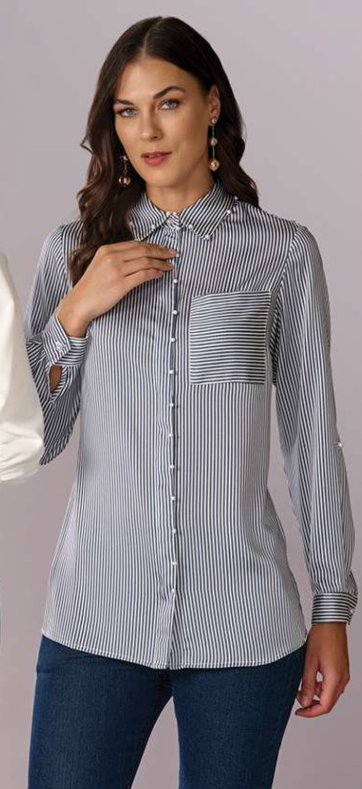 BLUSA AZUL CAMISERA 1479