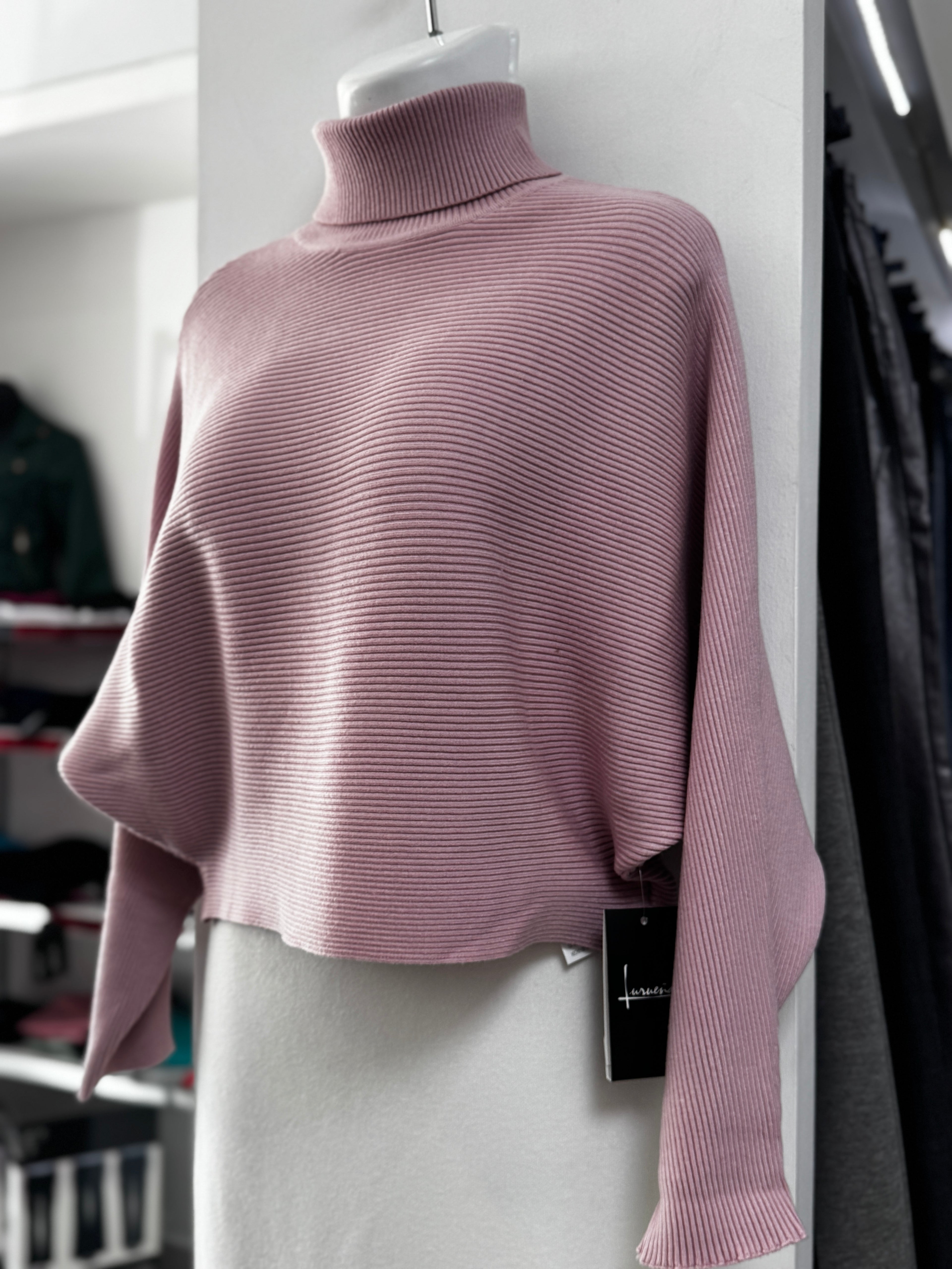 SUÉTER ROSA/BEIGE/GRIS/NEGRO FT027M