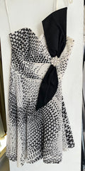 VESTIDO CORTO BLANCO ESTAMPADO