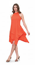 VESTIDO CORTO NARANJA 2244