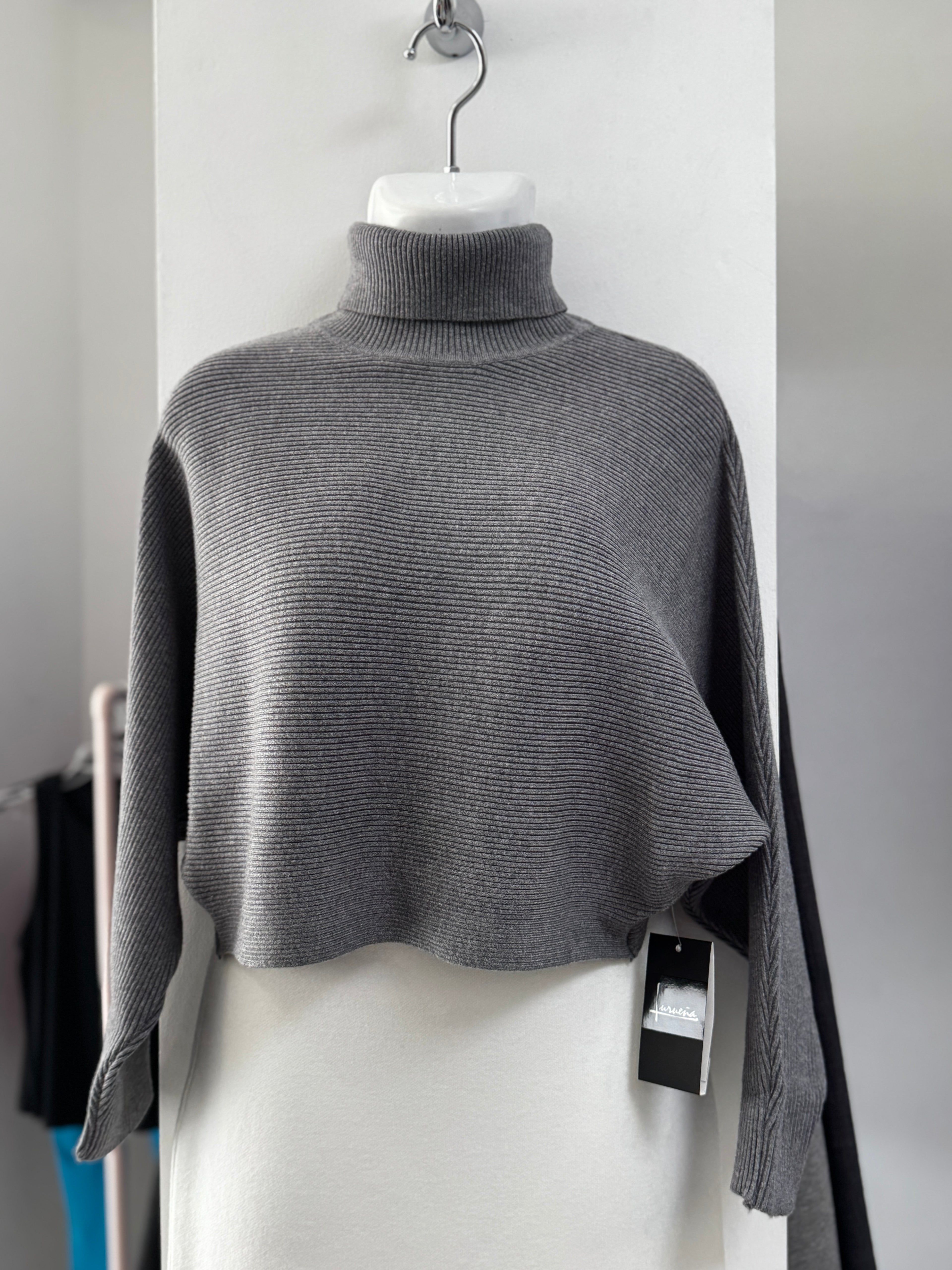 SUÉTER ROSA/BEIGE/GRIS/NEGRO FT027M