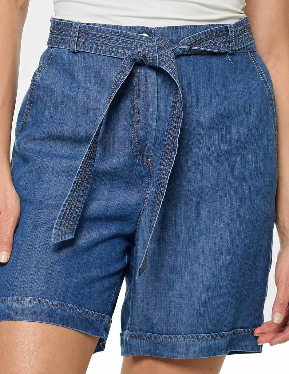 SHORT AZUL 126416