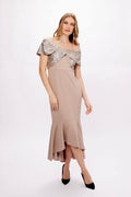 VESTIDO LARGO BEIGE 233731