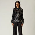 BLUSA NEGRA LENTEJUELAS R22592