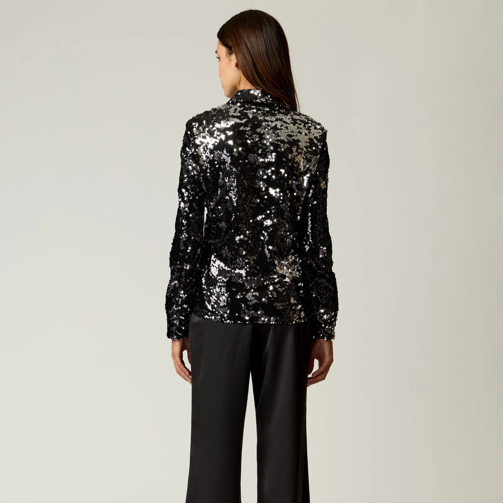 BLUSA NEGRA LENTEJUELAS R22592