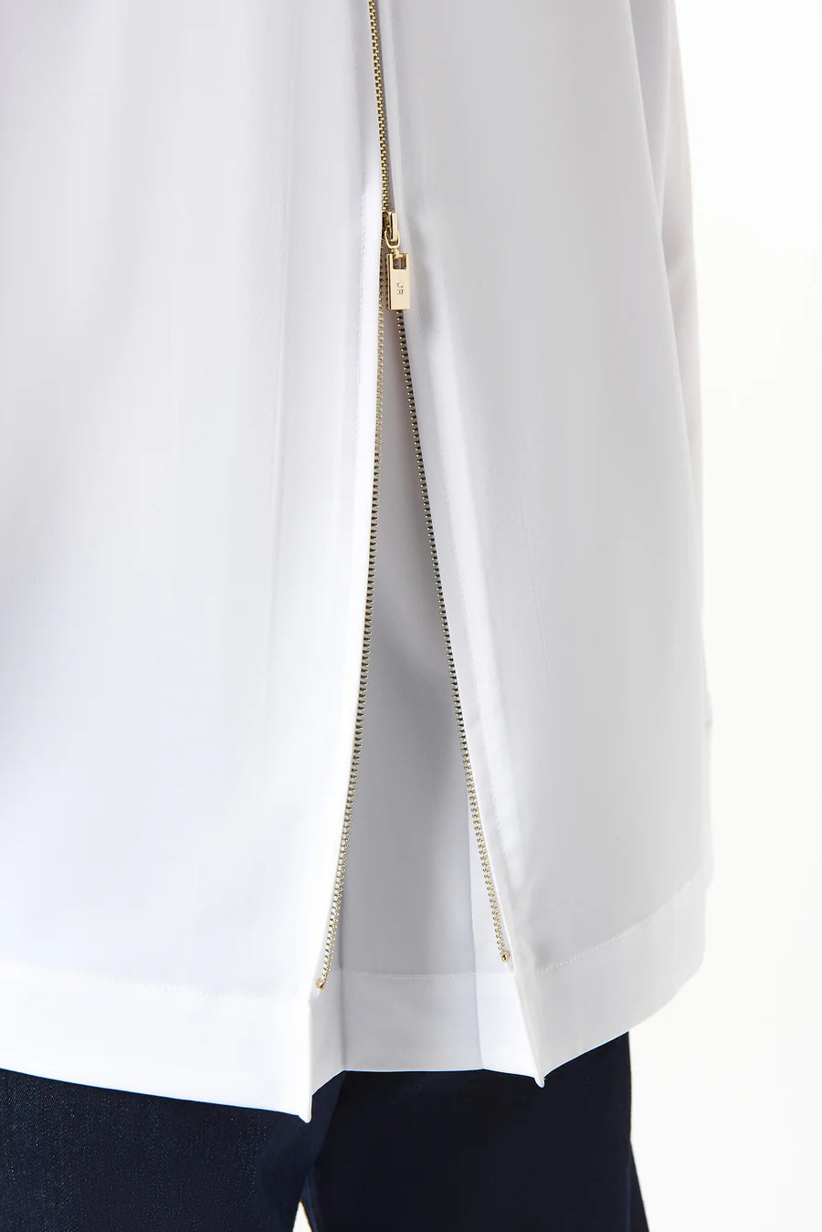 BLUSA CAMISERA AZUL REY/BLANCO 253923