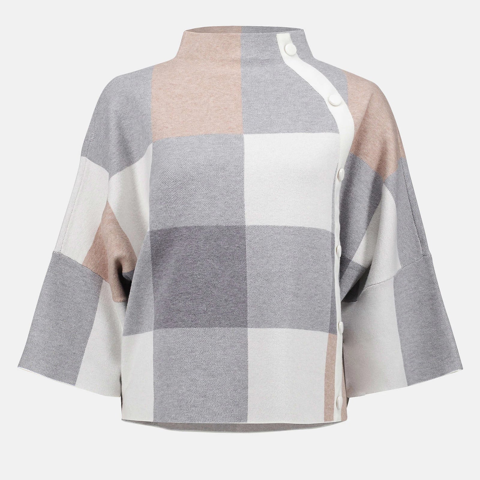 SUÉTER GRIS/VINO 243948F25