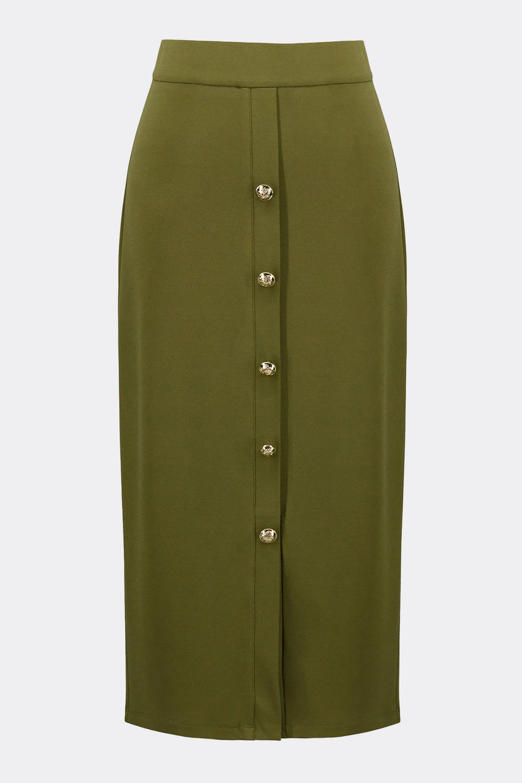 FALDA MIDI VERDE LIMÓN 253262