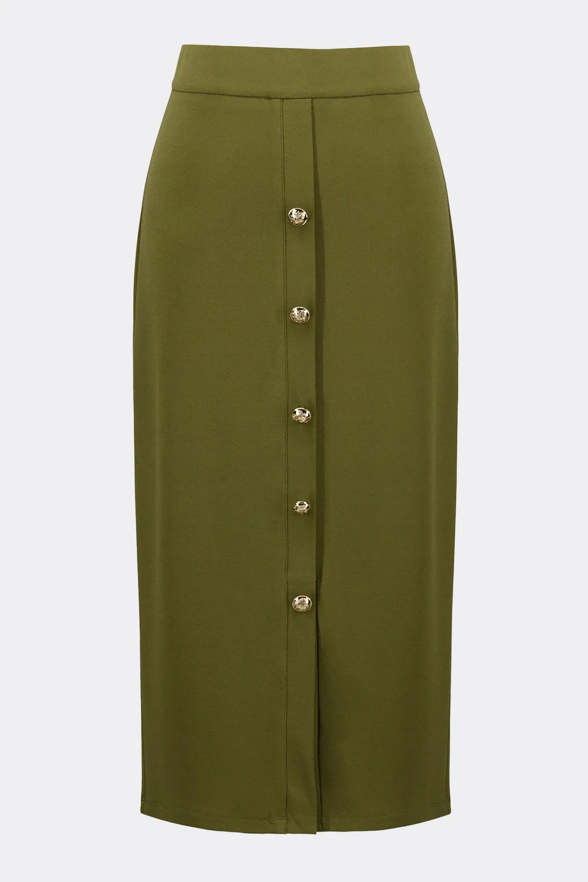 FALDA MIDI VERDE LIMÓN 253262