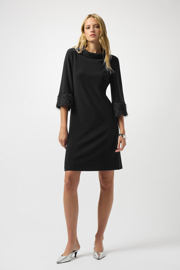 VESTIDO CORTO AZUL/NEGRO 253054
