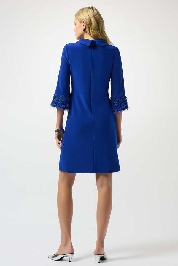 VESTIDO CORTO AZUL/NEGRO 253054