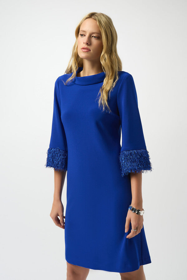 VESTIDO CORTO AZUL/NEGRO 253054