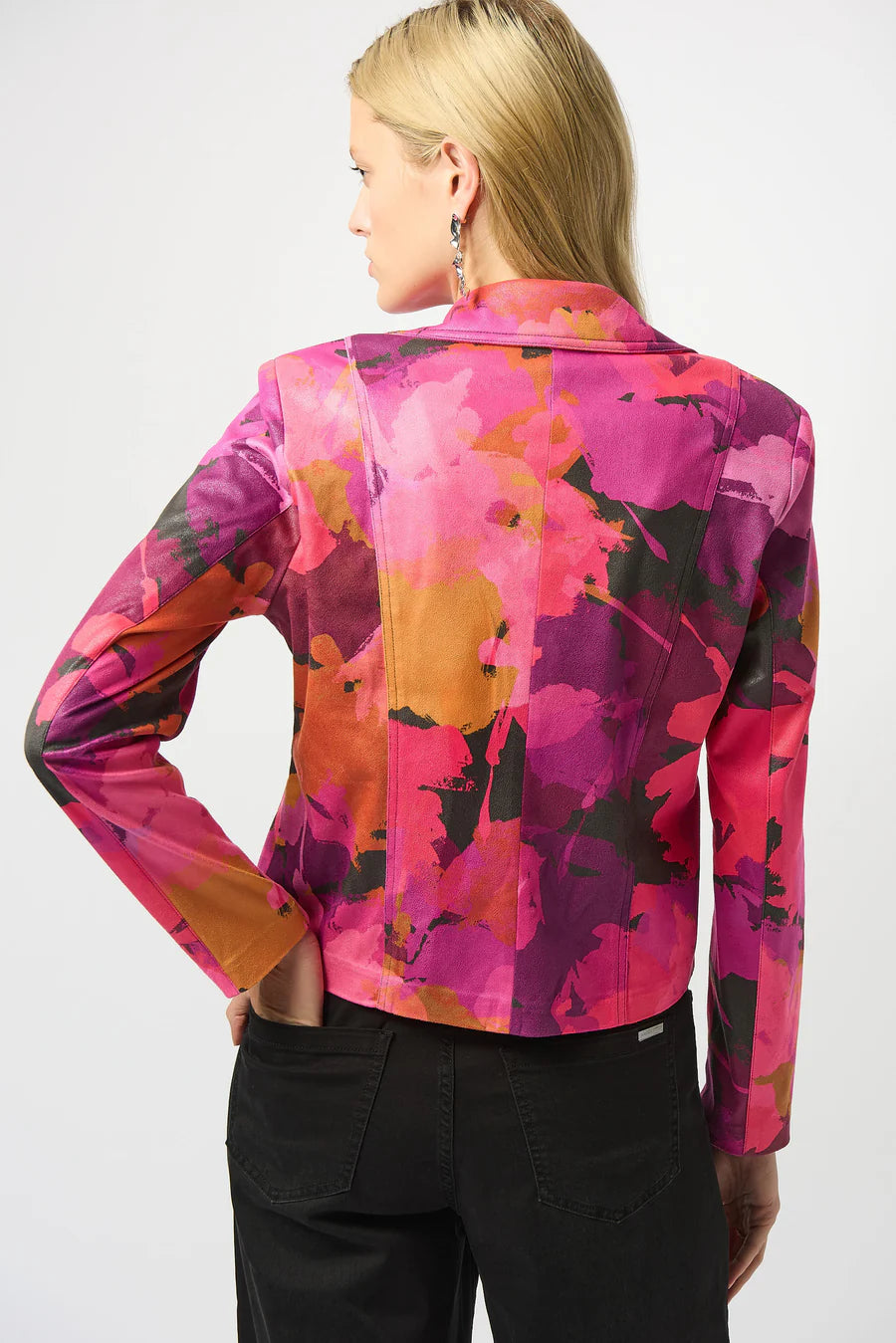 CHAQUETA ROSA ESTAMPADA 253954