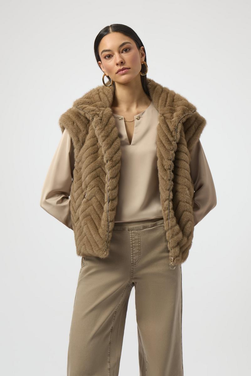 CHALECO AFELPADO  BEIGE 254906
