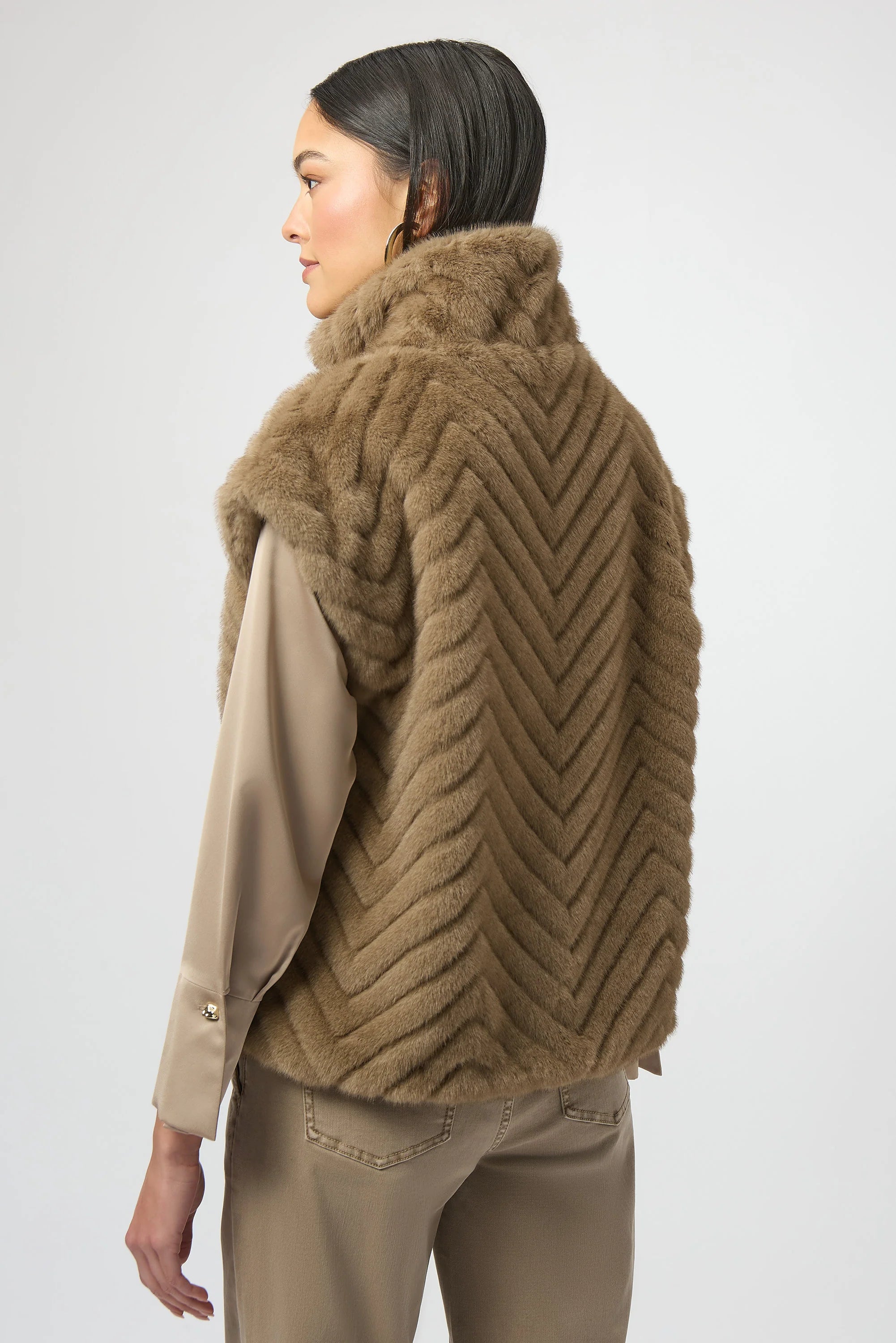 CHALECO AFELPADO  BEIGE 254906