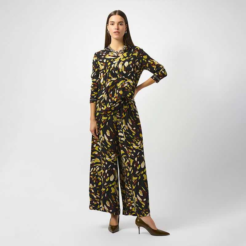 PANTALÓN NEGRO ESTAMPADO 253247