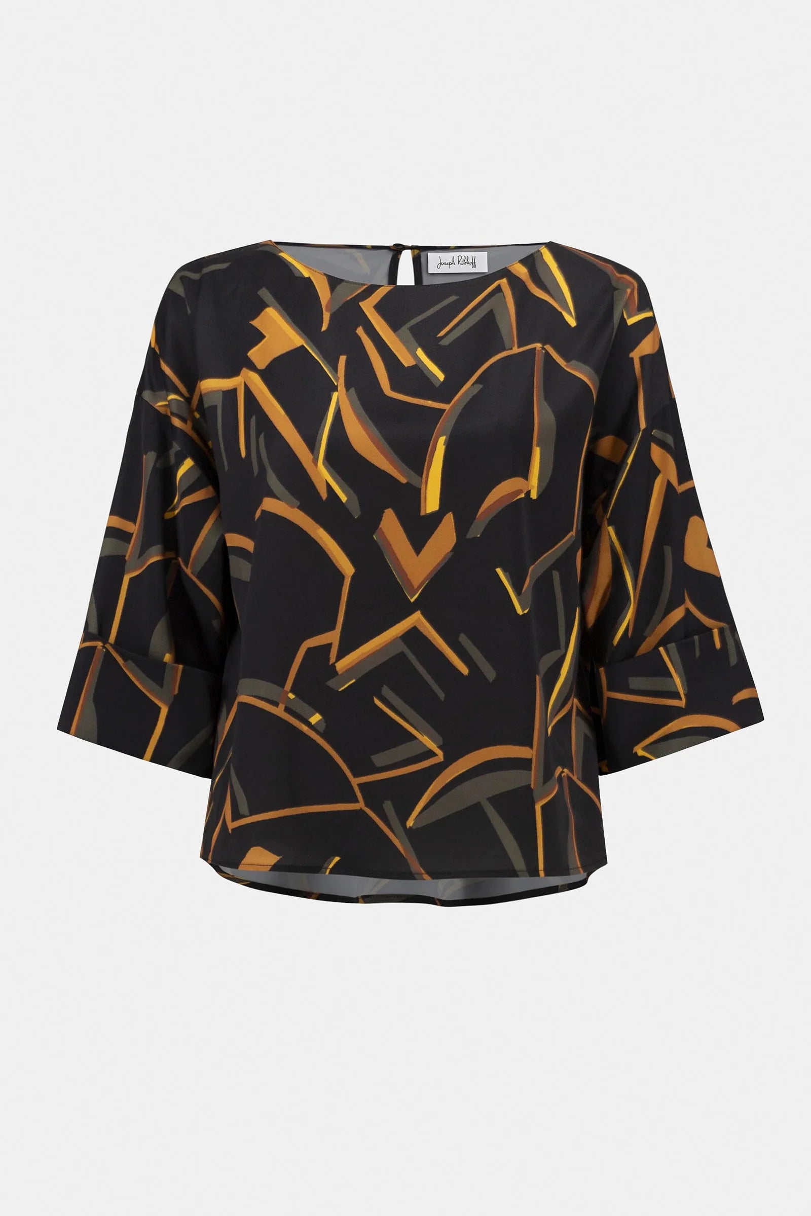 BLUSA NEGRA ESTAMPADA 253238