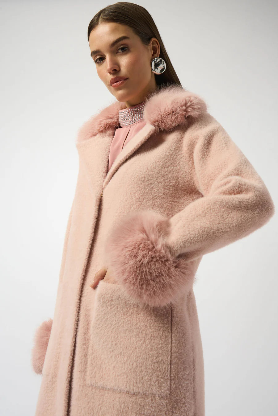ABRIGO VINO/ROSA 243923f25