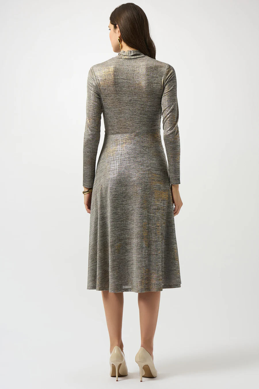 VESTIDO MIDI BEIGE 253285