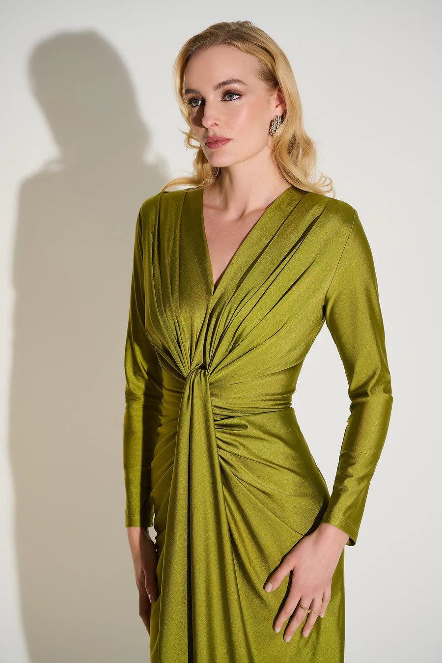 VESTIDO MIDI VINO/VERDE 253714