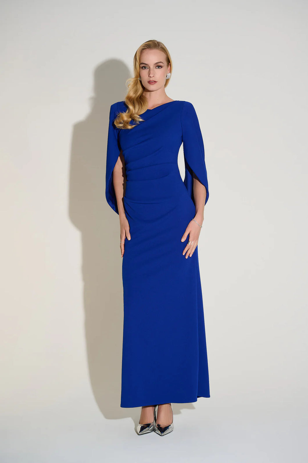 VESTIDO LARGO AZUL/VINO 253738