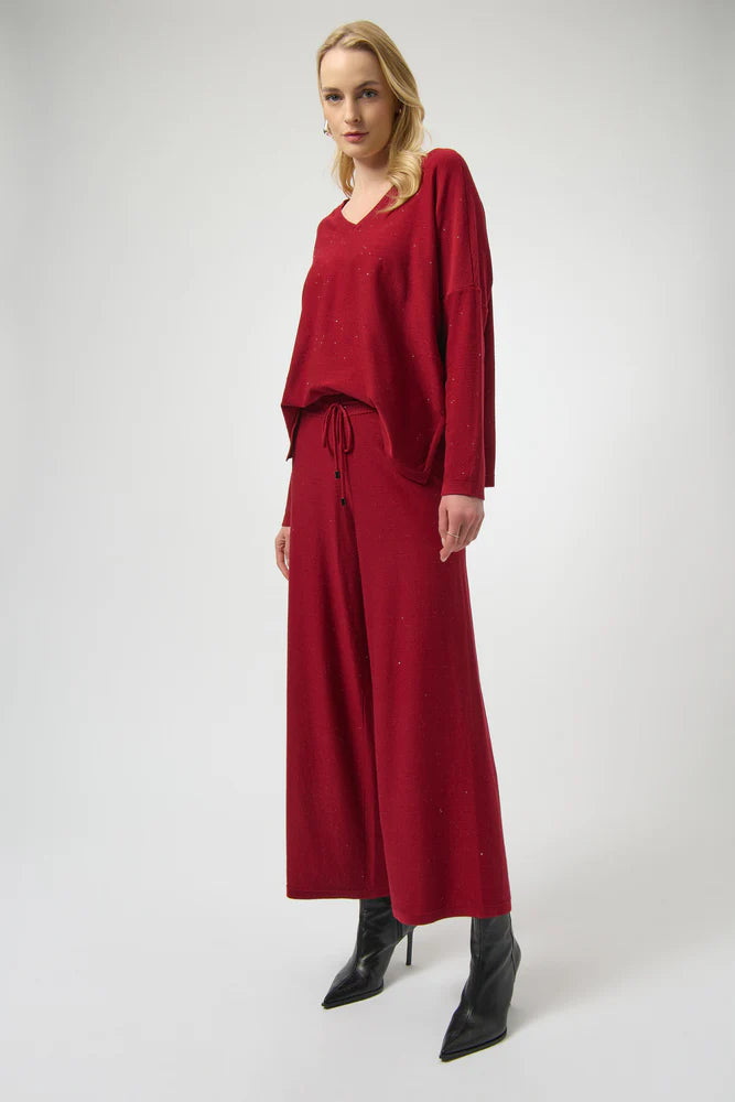 SUÉTER TEJIDO NEGRO/VINO/BEIGE 244921F25