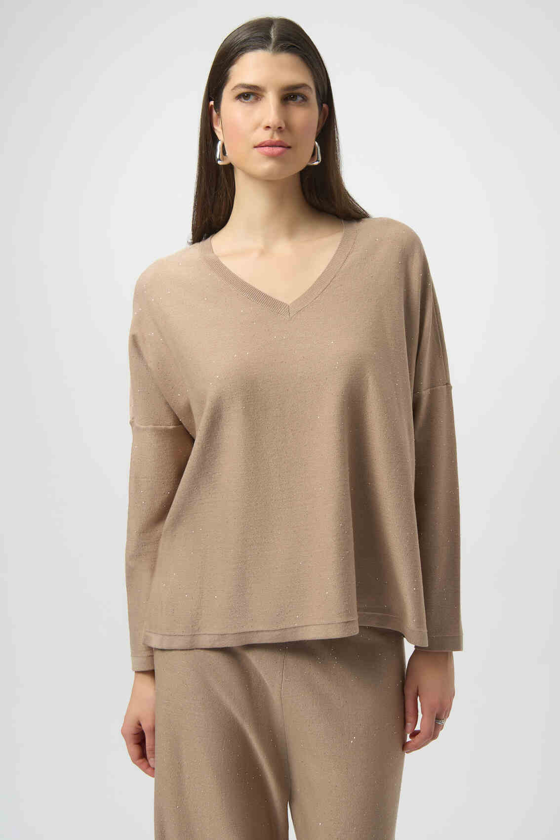 SUÉTER TEJIDO NEGRO/VINO/BEIGE 244921F25