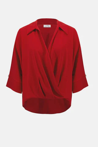 BLUSA BLANCA/ROJA 254031