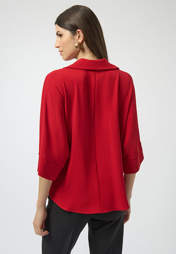 BLUSA BLANCA/ROJA 254031