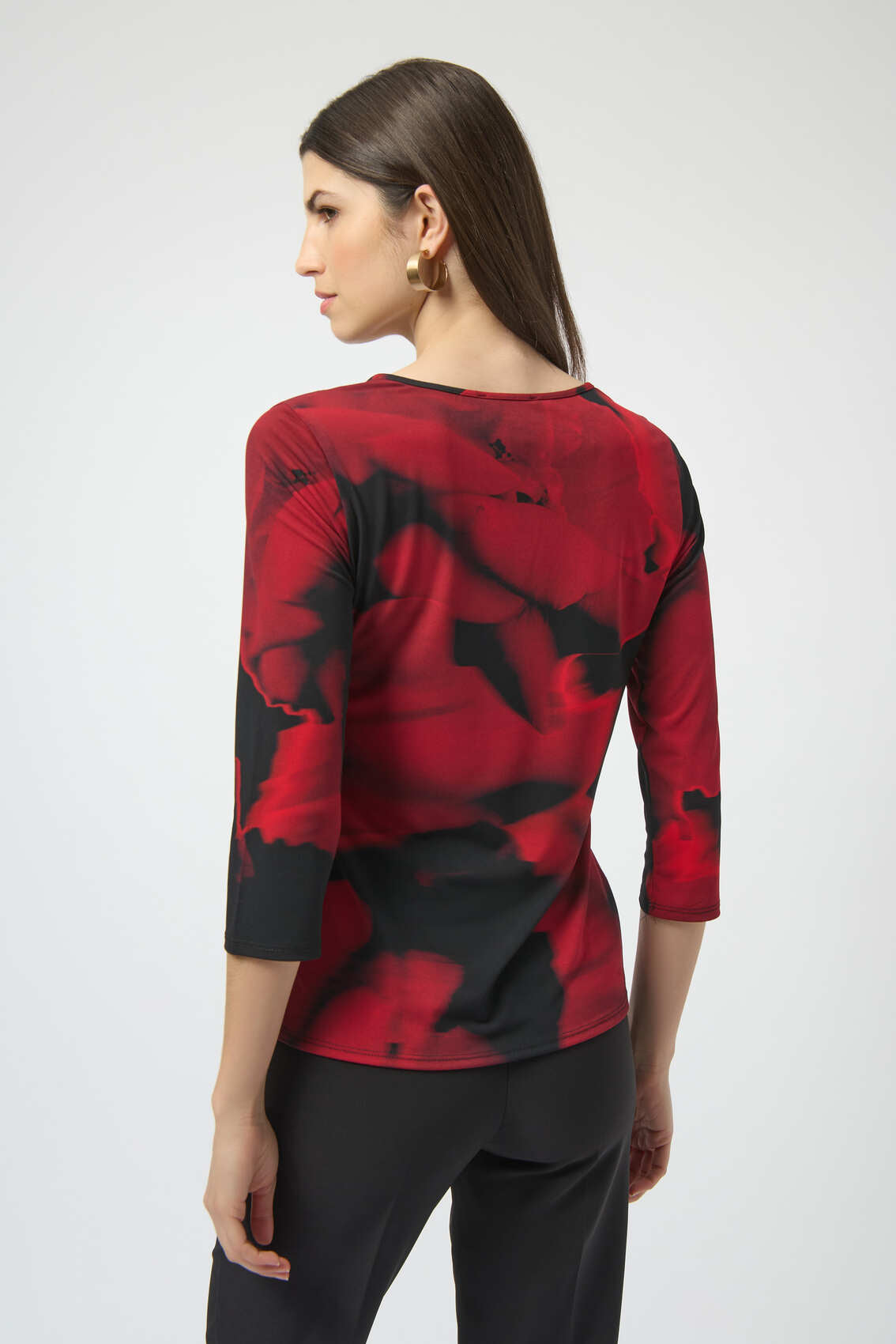 BLUSA NEGRA ESTAMPADA 254095
