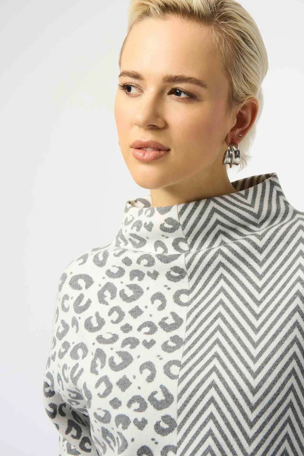 SUÉTER PRINT GRIS 253981