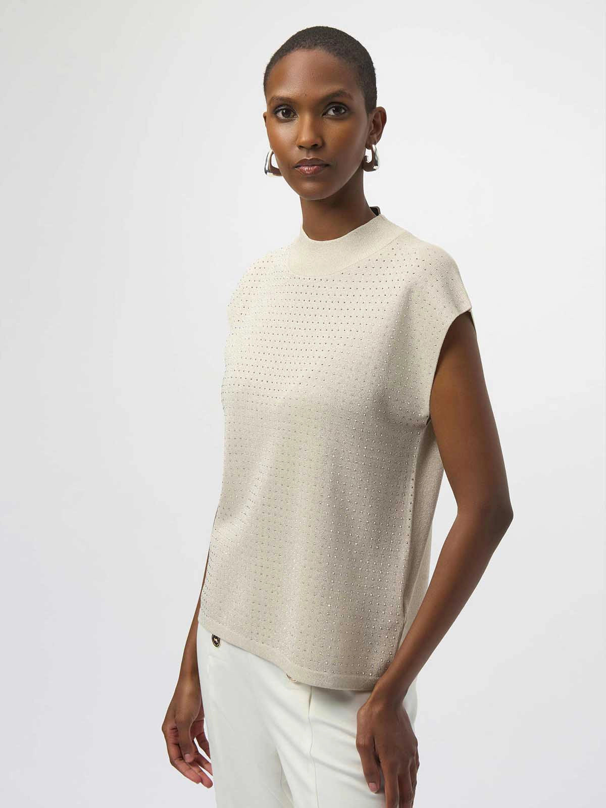 BLUSA BEIGE/NEGRO 254935