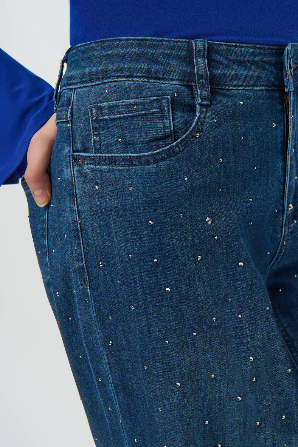 PANTALON JEANS AZUL C/APLICACION 254921