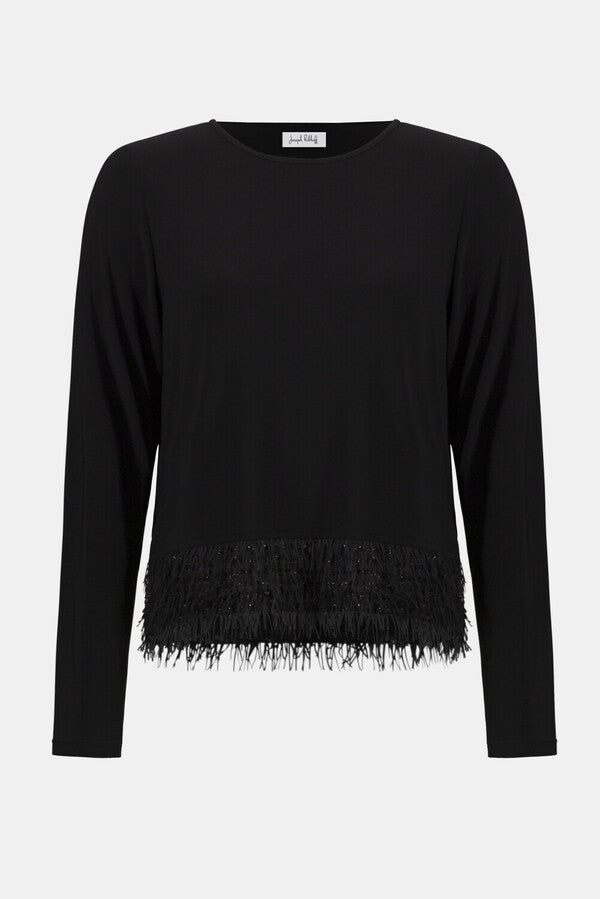 BLUSA NEGRA FLECOS 254148
