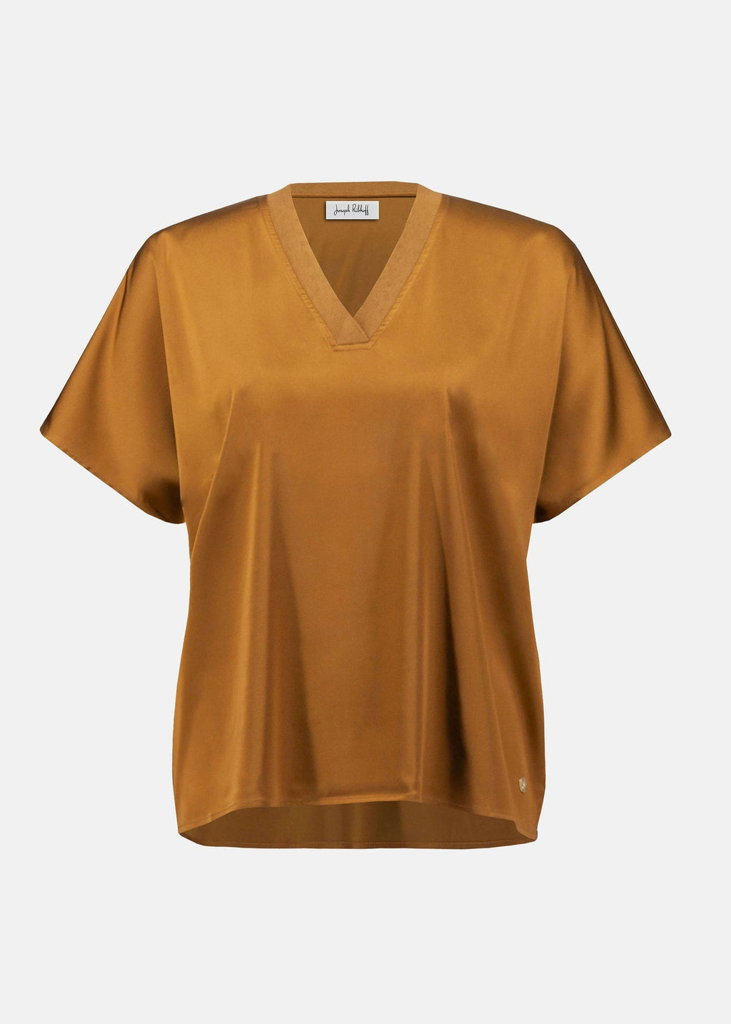 BLUSA MOSTAZA/BUGAMBILIA SATÉN 253921