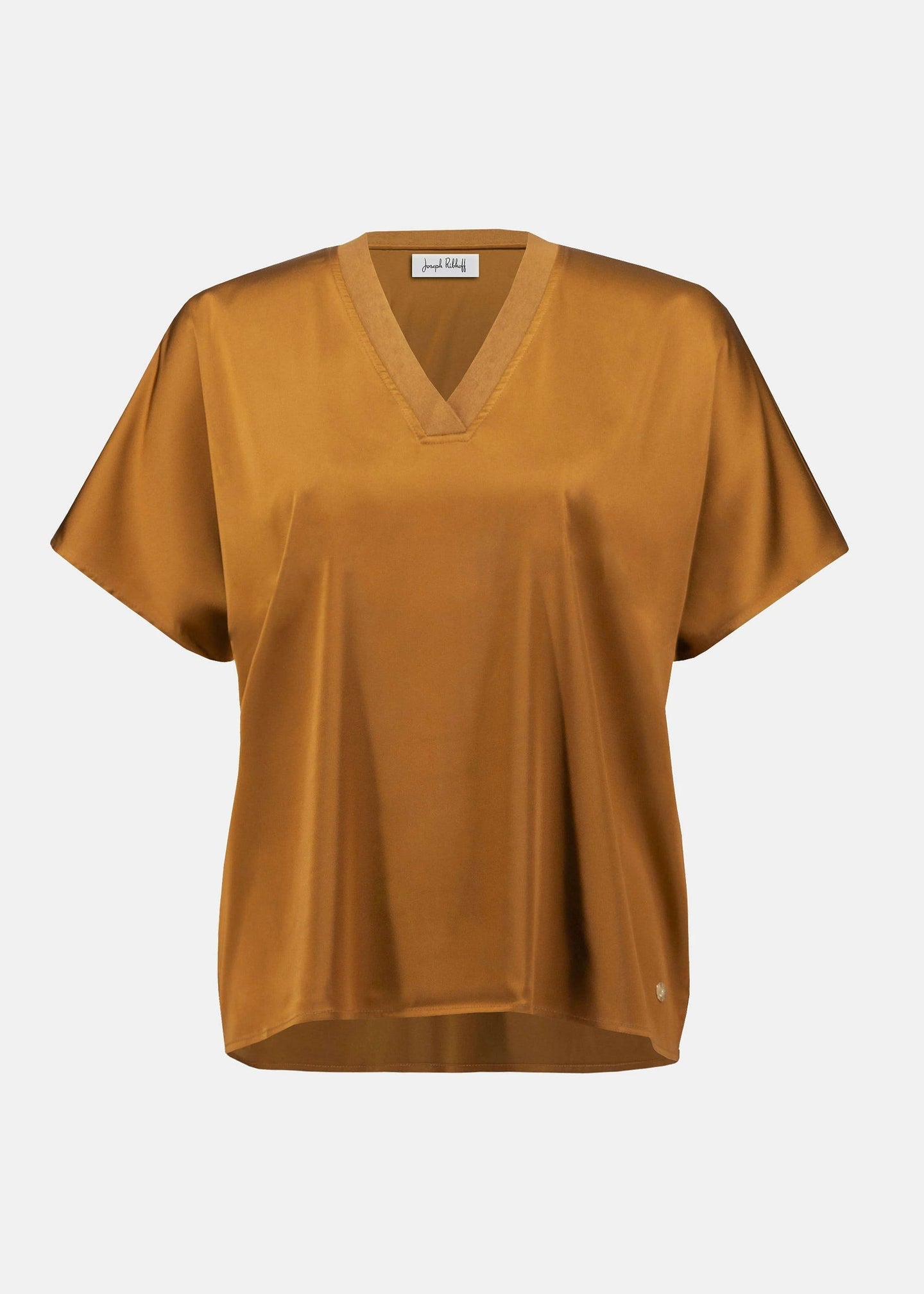 BLUSA MOSTAZA/BUGAMBILIA SATÉN 253921