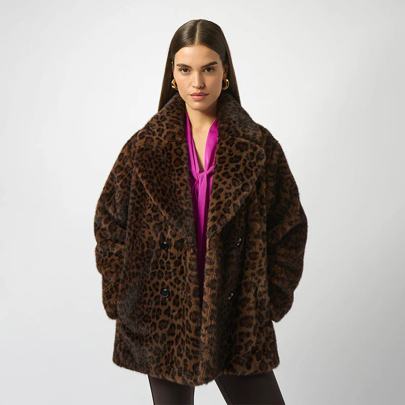 ABRIGO CAFÉ ANIMAL PRINT 253937
