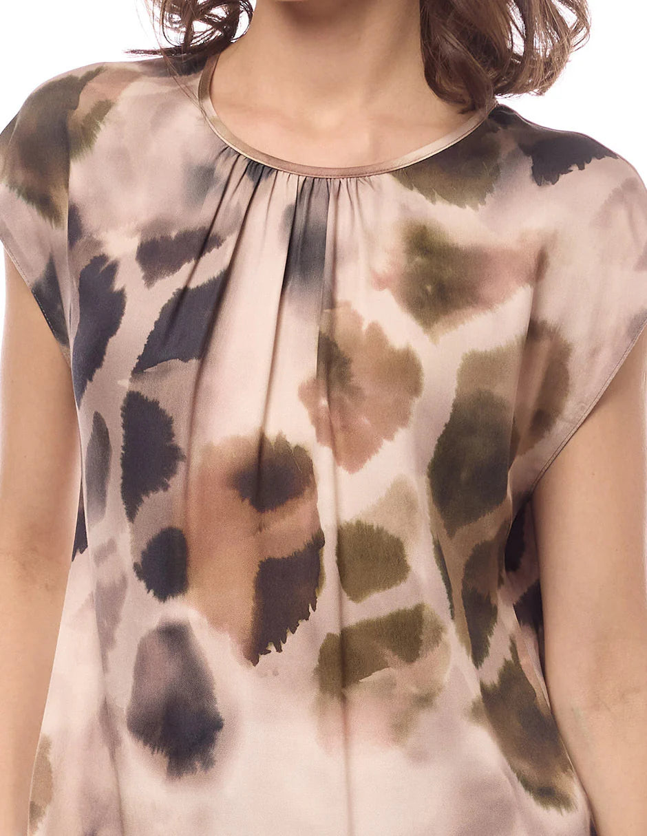 BLUSA NUDE ESTAMPADA 225377