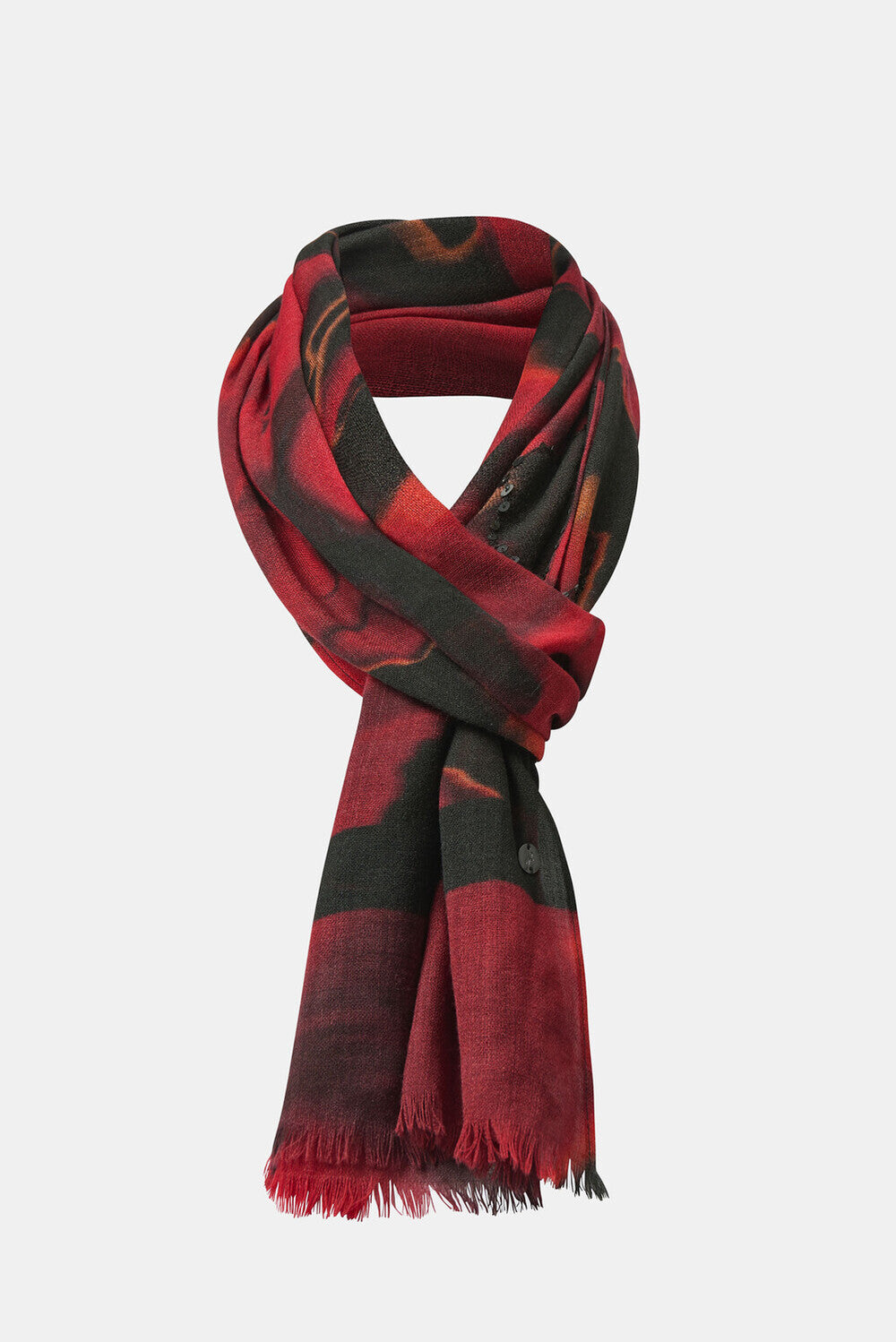 BUFANDA ROJA ESTAMPADA 254974