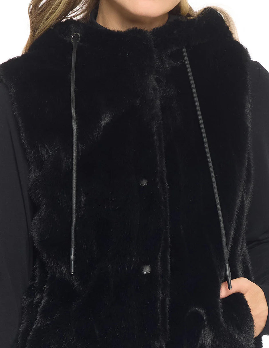 CHALECO NEGRO MINK 225855