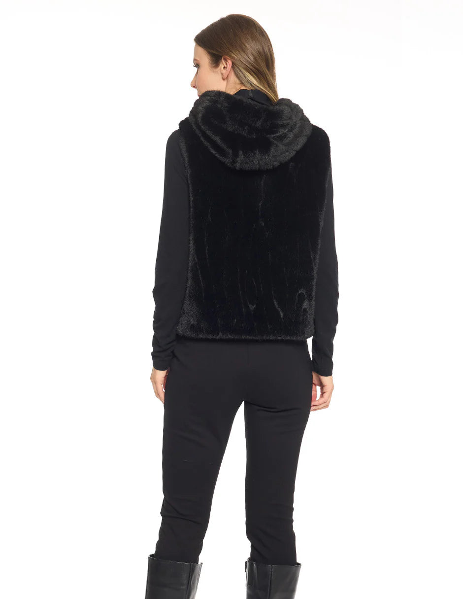 CHALECO NEGRO MINK 225855