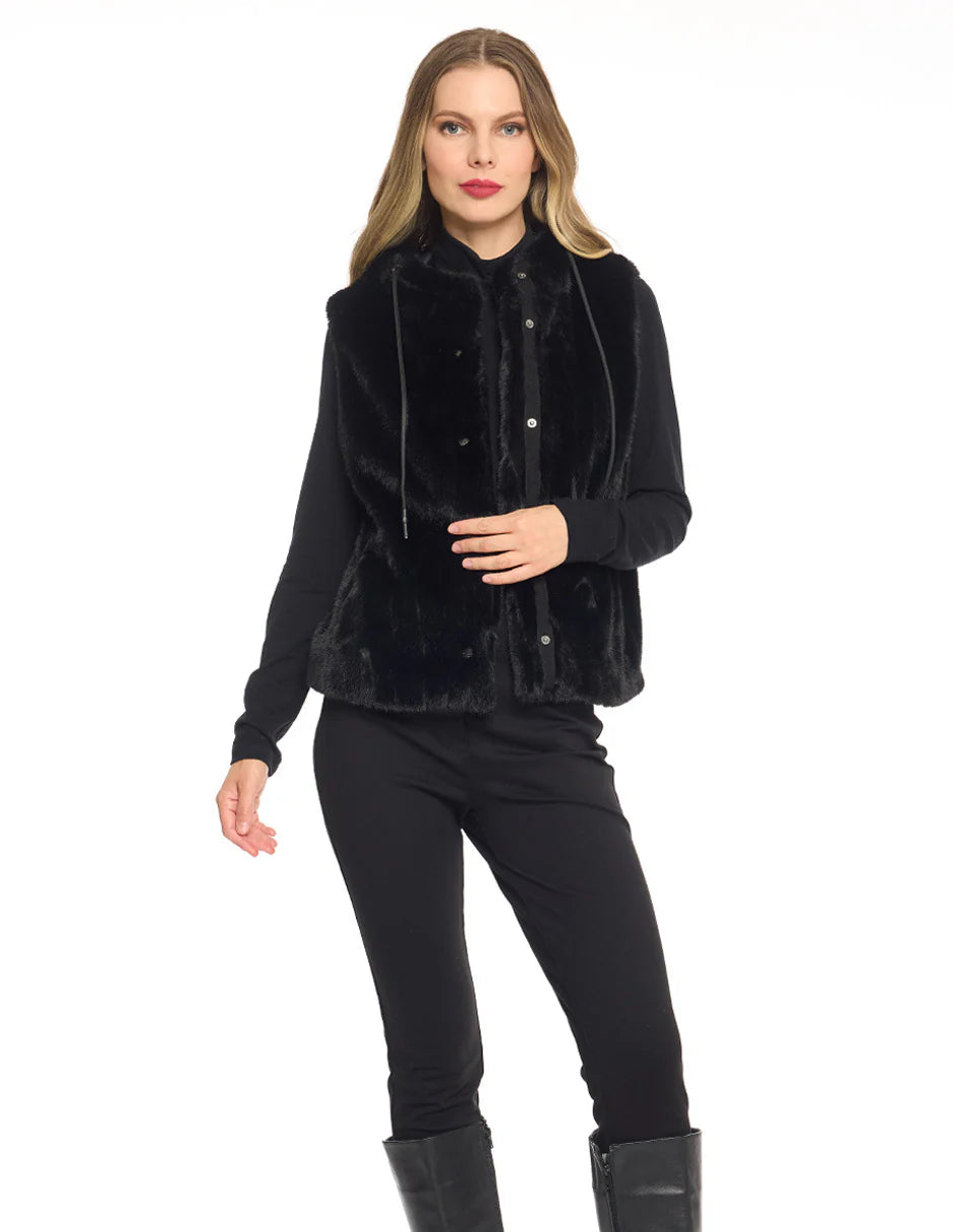 CHALECO NEGRO MINK 225855