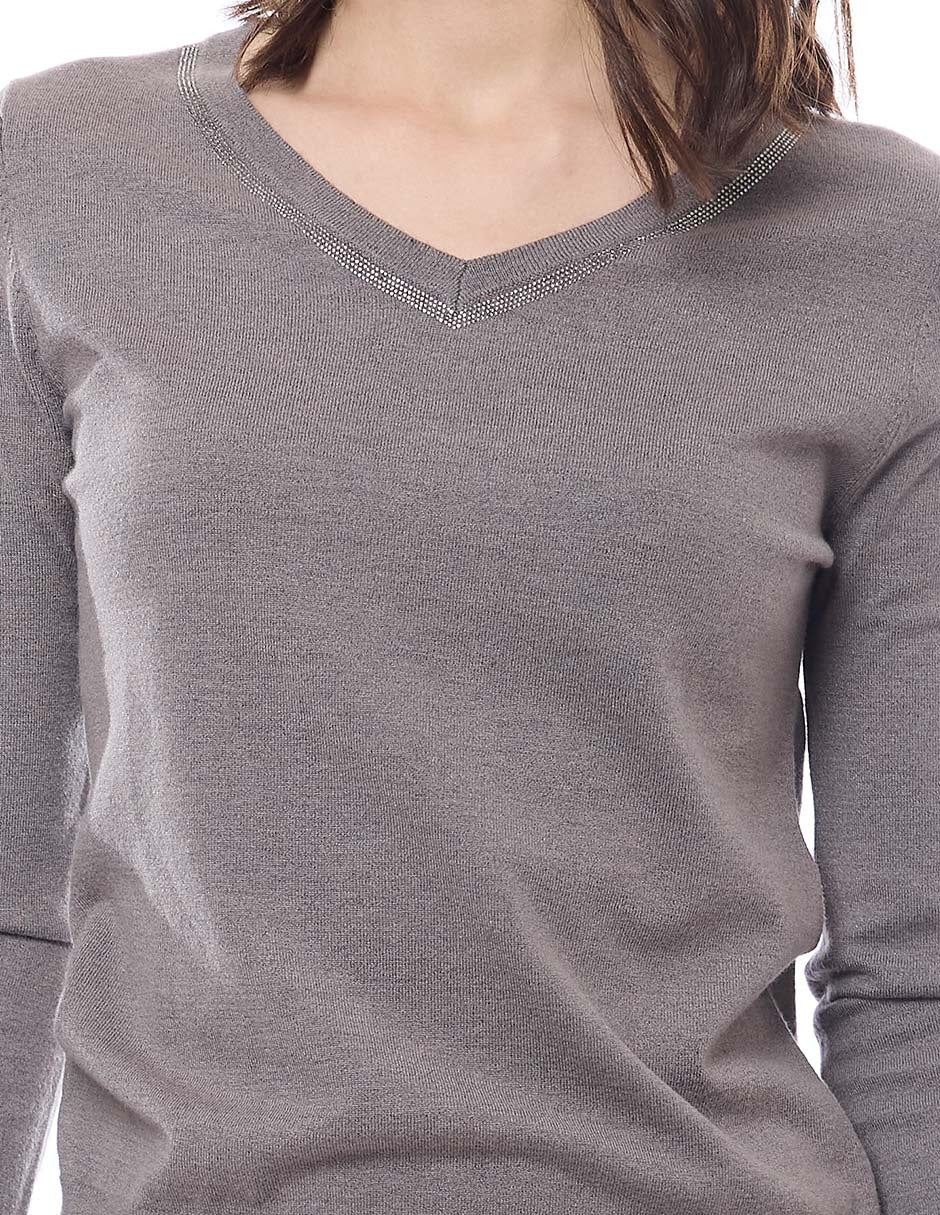 SUÉTER NEGRO/GRIS 225878
